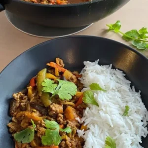 Boeuf Haché à l'Asiatique